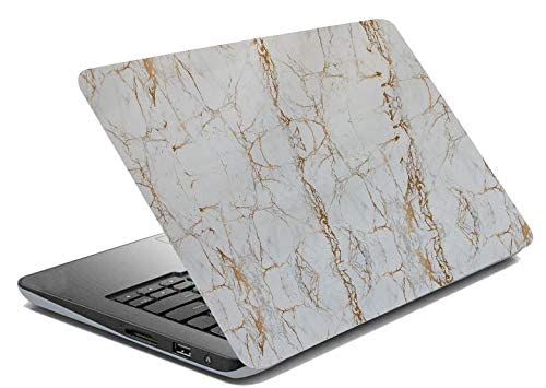WALLTON Wall Stickers Marble (12 x 48 Inches) Jade Kitchen Counter, Cabinet Makeover, Almirah, Plastic & Wooden Tabletop, Wardrobe, PVC DIY Self Adhesive, White & Golden Marble Matte - Image 5