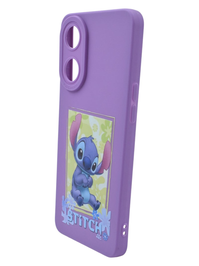 STITCH Plastic Back Cover For Oppo Reno 8T 4G - Multicolour - Image 3