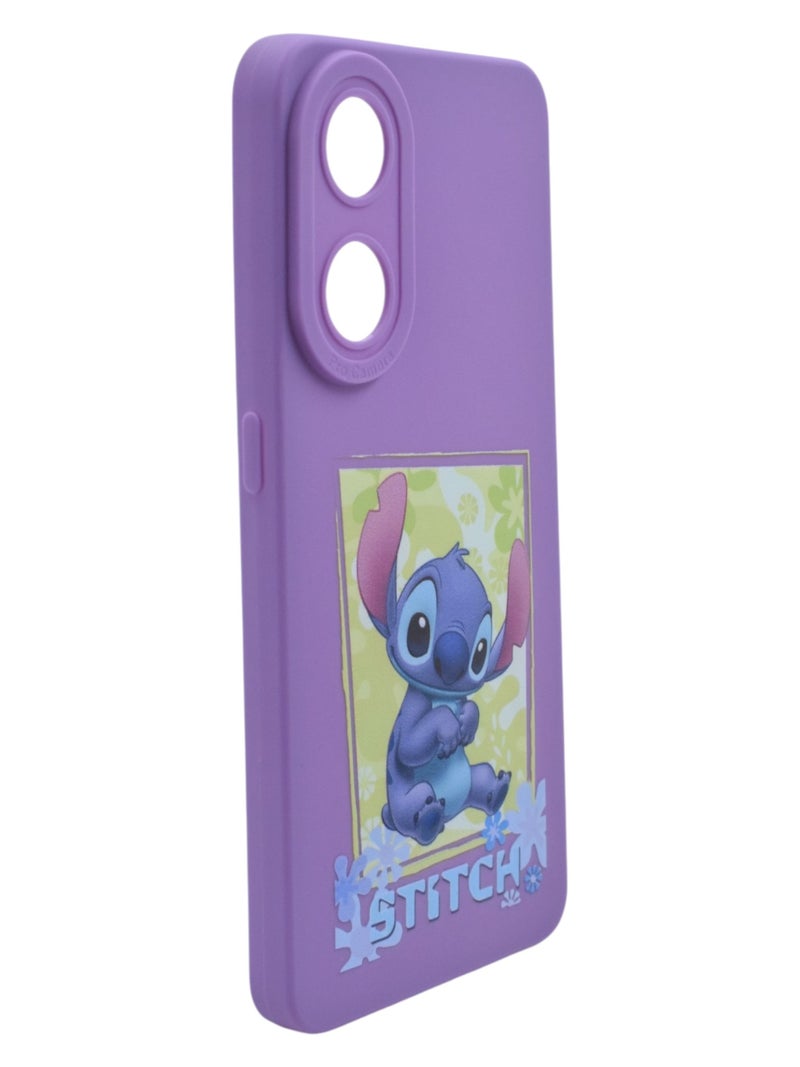 STITCH Plastic Back Cover For Oppo Reno 8T 4G - Multicolour - Image 2