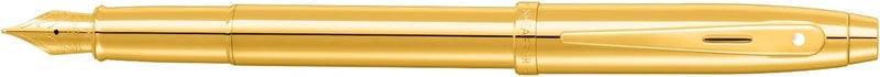 SHEAFFER قلم حبر سائل شيفر 100 9372 بلمسة نهائية لامعة من PVD باللون الذهبي مع تفاصيل من PVD باللون الذهبي - متوسط - Image 3