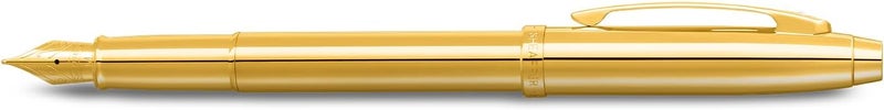 SHEAFFER قلم حبر سائل شيفر 100 9372 بلمسة نهائية لامعة من PVD باللون الذهبي مع تفاصيل من PVD باللون الذهبي - متوسط - Image 5