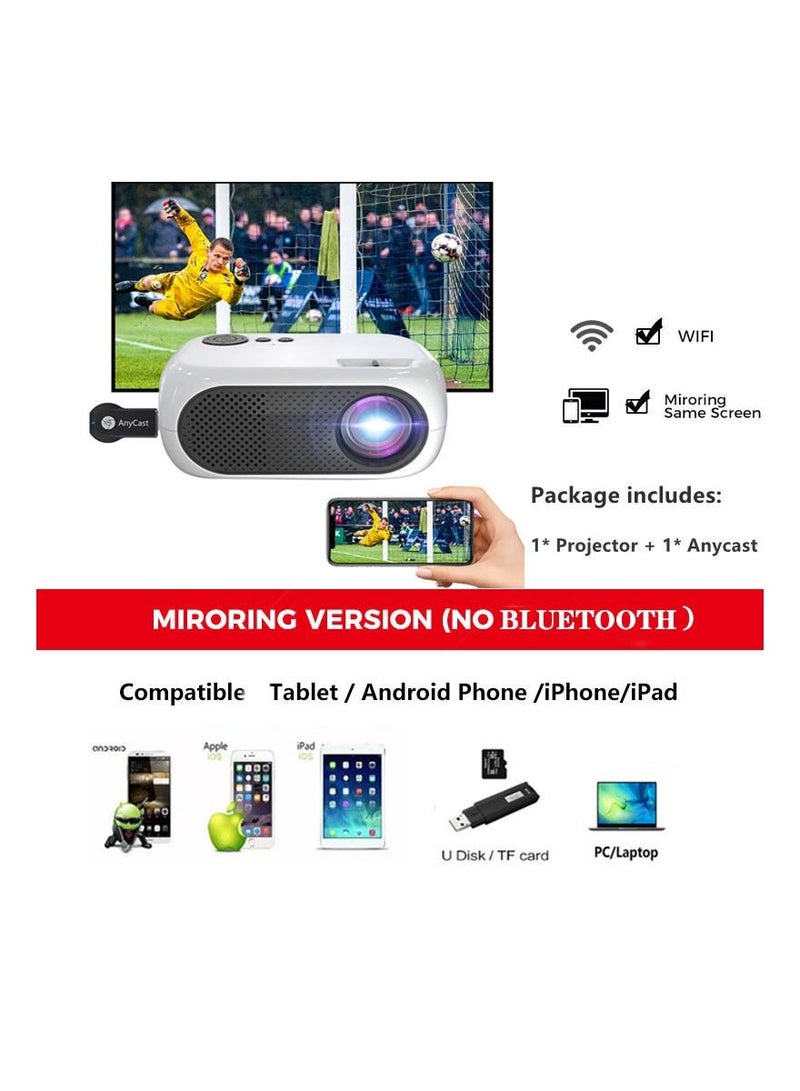 AROAQ Mini Projector Full HD 1080P Movie Projector Portable LED Projector Home Theatre Cinema  - Image 1