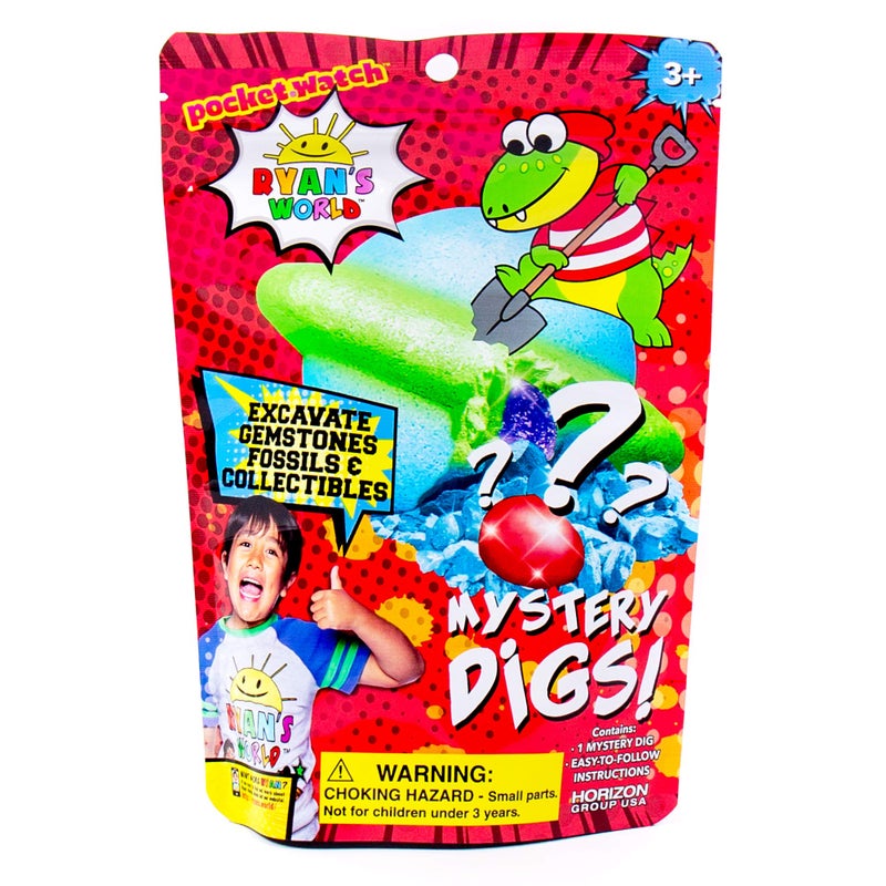 Ryan's World Ryans World Mystery Digs Blind Bags 3 Mystery Options Gem Dig SLIMYGLOOP Dig Fizzing Dig by Horizon Group USA - Image 3