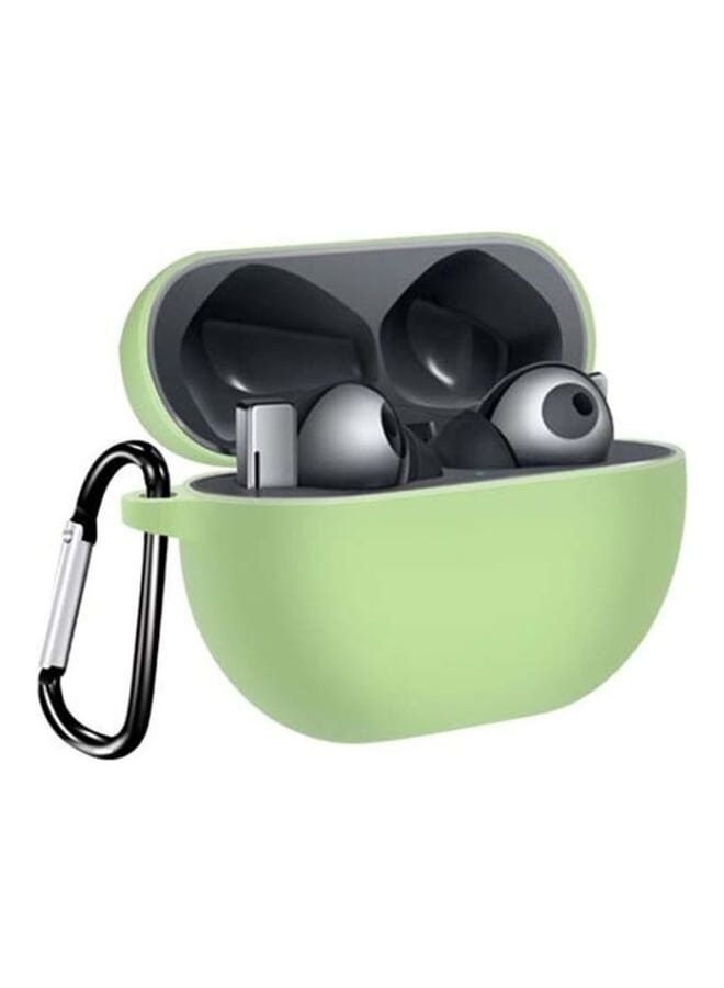 PROMASS Protective Case Cover For Huawei Freebuds Pro With Keychain Green