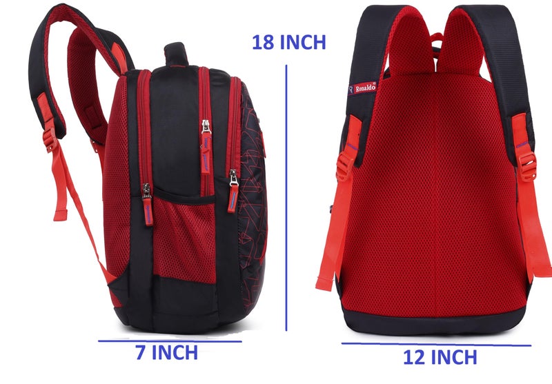 Ronaldo School Bag Travel Daytrip Office College Casual Backpack Multi-Purpose Bag - Image 3