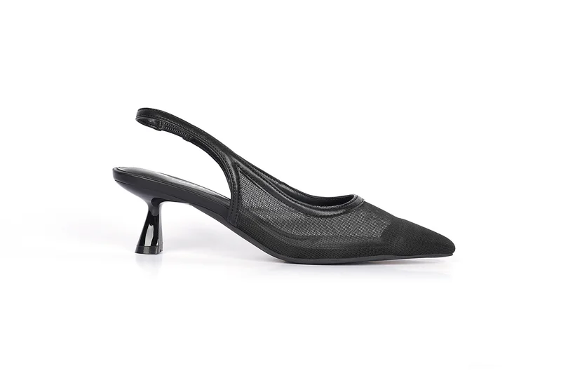 كابلي صنادل نسائية بكعب للحياة اليومية