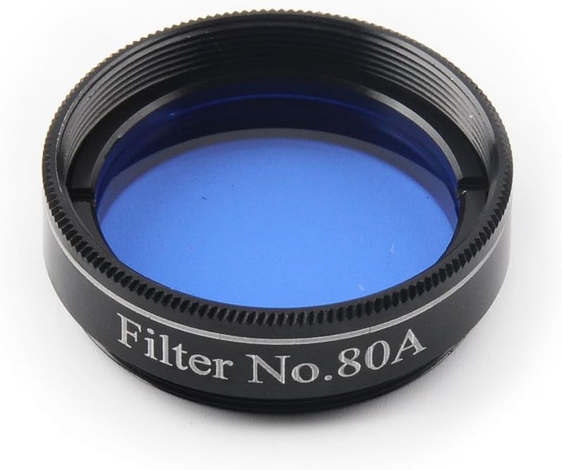 SOLOMARK 1.25 Inch 4pcs Color Filter Set for Telescope Eyepiece - No.12 Yellow, No.23 Red, No.80A Blue and No.56 Green - Image 5