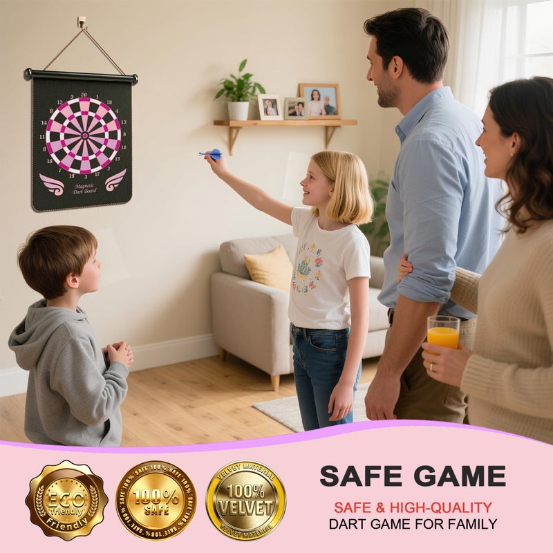 ALREMXUO Gifts for 6 7 8 9 10 11 12 13 14 15 16 Years Old Girl, Magnetic Dart Board for Kids, Teen Gift Ideas for Christmas, Birthday, Toys for Girls - Image 4