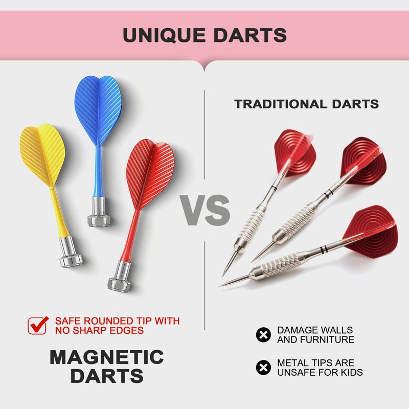 ALREMXUO Gifts for 6 7 8 9 10 11 12 13 14 15 16 Years Old Girl, Magnetic Dart Board for Kids, Teen Gift Ideas for Christmas, Birthday, Toys for Girls - Image 5