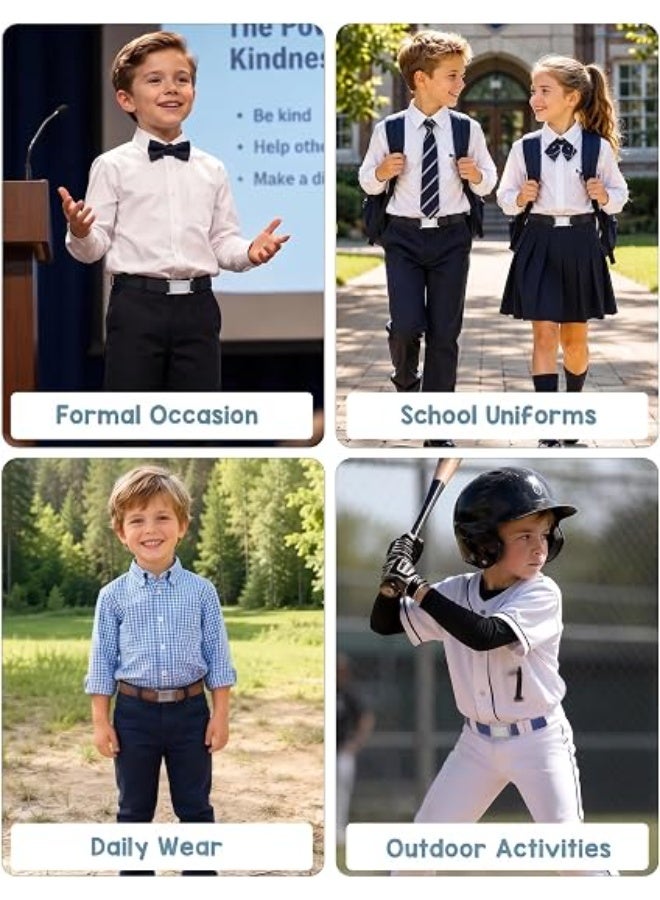 ShineZone 4 PCS Kids Toddler Elastic Buckle Belts,Adjustable Children Stretch Belt ,for Boy Girl - Image 4