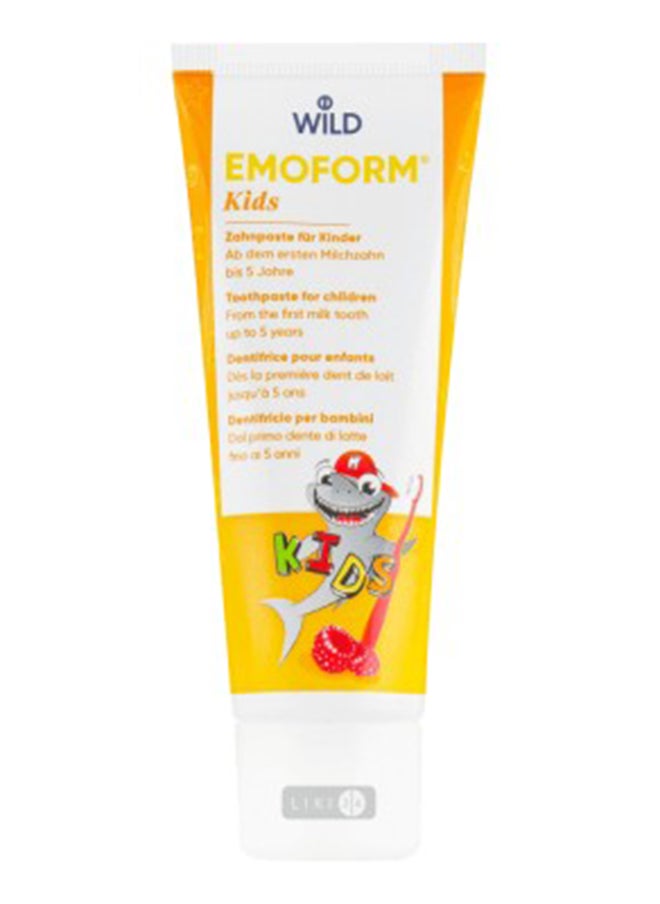 WILD Emoform A(Fluor)Kids Toothpaste 75Ml 