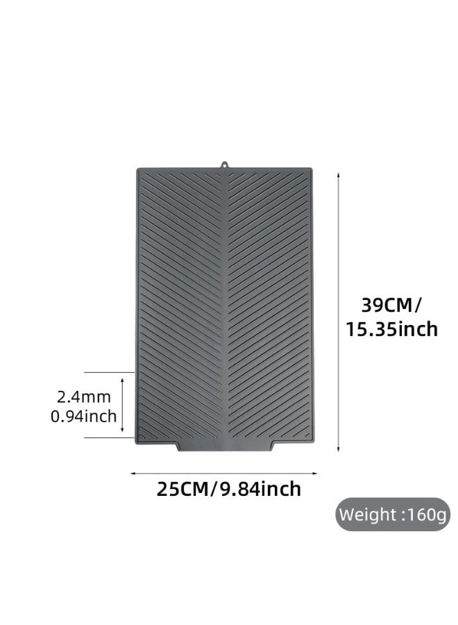 Silicone Draining Mat dish drying mats, Home, Kitchen Owners, Busy households Suitable for Cooking,Washing  - Image 3