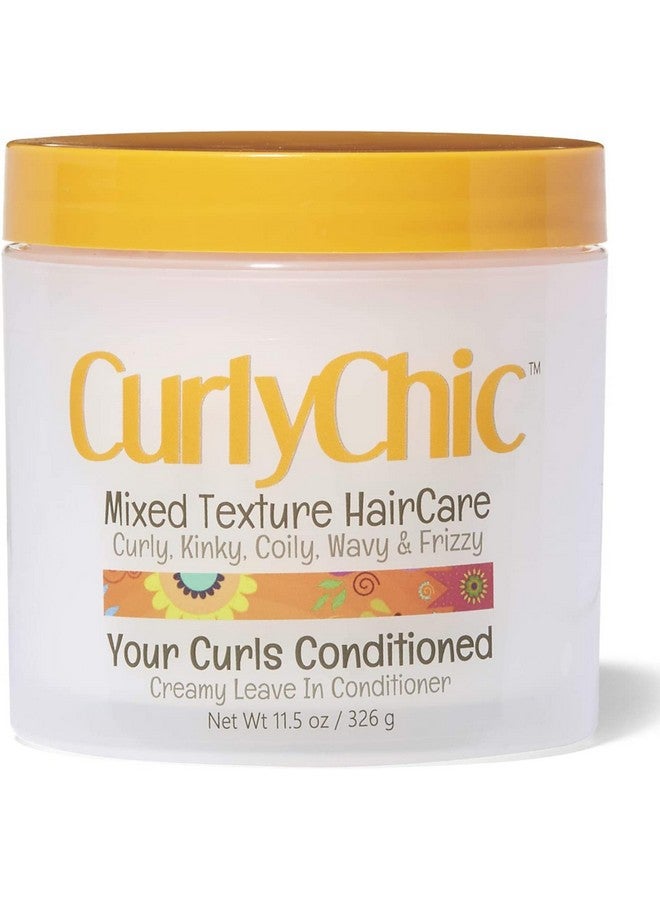 Curly Chic Curlychic Your Curls Conditioned Creamy Leave In Conditioner 11.5 Ounce - Image 1