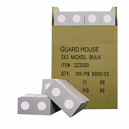 Guardhouse Coin Flips for Nickels, 100 Count, Brand Cardboard and Mylar 2"x2" Paper Coin Holders - Image 2