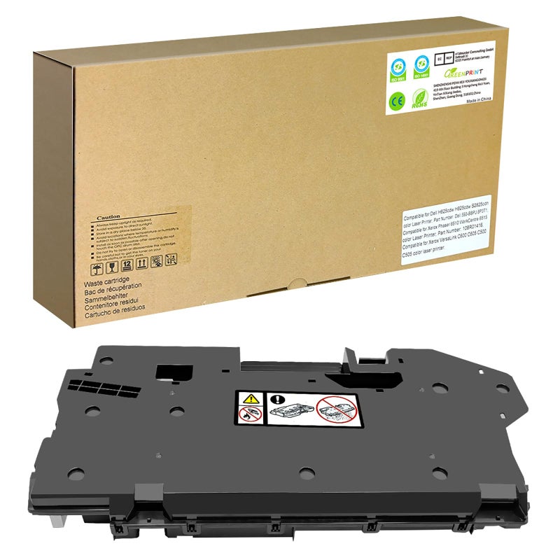 GREENPRINT Compatible Phaser 6510 Waste Toner Cartridge 108R01416 Collection Container Box 30000 Pages for Xerox WorkCentre 6515 VersaLink C600 C605 C500 C505 Dell H625cdw H825cdw S2825cdn Printers - Image 1
