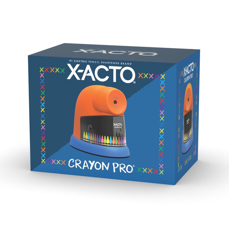 X-ACTO Crayon Pro Electric Sharpener, SafeStart Automatic Motor, Great for Home or School Use - Image 5