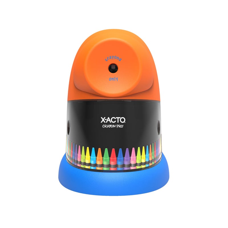 X-ACTO Crayon Pro Electric Sharpener, SafeStart Automatic Motor, Great for Home or School Use - Image 2