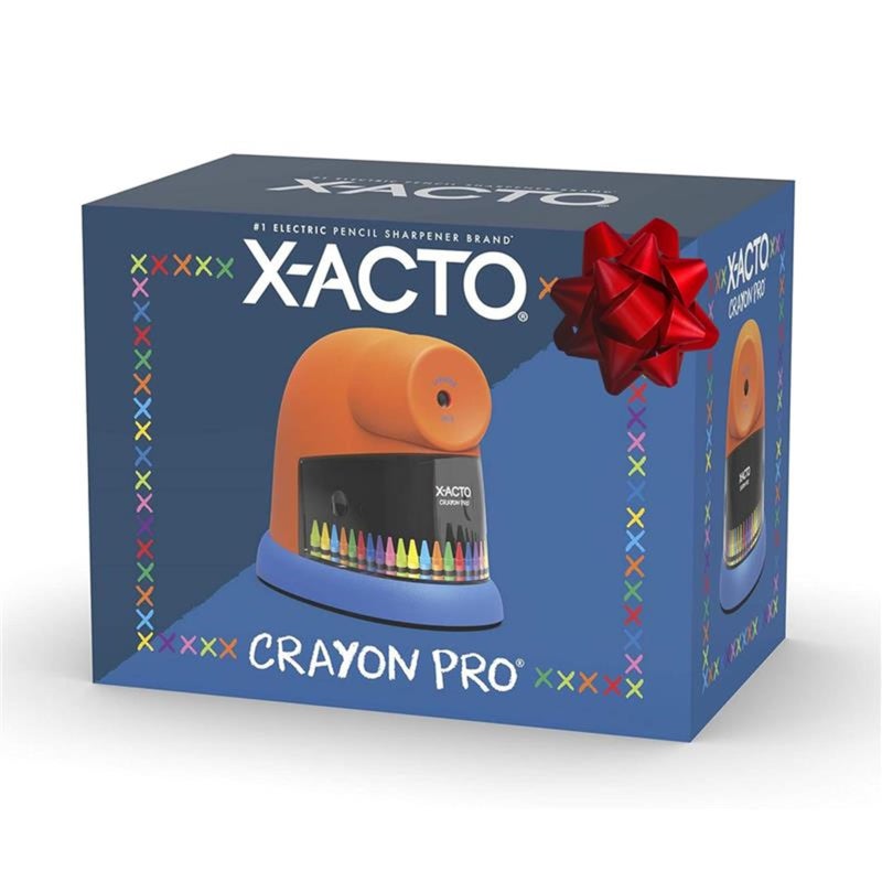 X-ACTO Crayon Pro Electric Sharpener, SafeStart Automatic Motor, Great for Home or School Use - Image 1