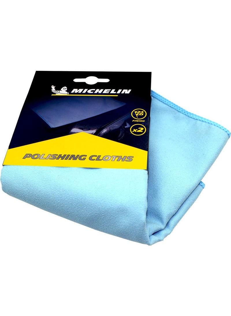Michelin MC32484 32 x 32 cm Microfiber Polishing Polishing Cloth 2 pcs  - Image 3