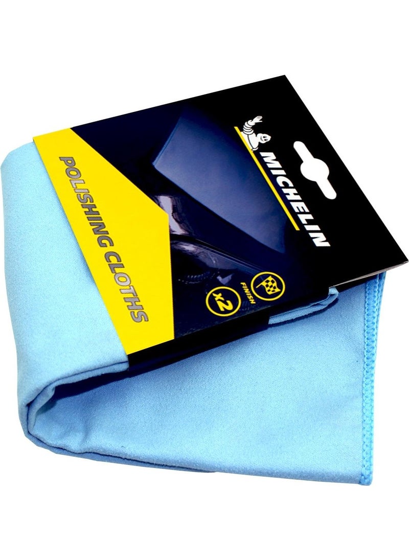 Michelin MC32484 32 x 32 cm Microfiber Polishing Polishing Cloth 2 pcs  - Image 4