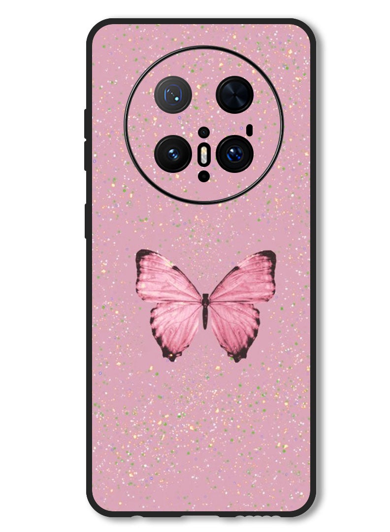 Theodor Case Compatible with Huawei Mate 70 Pro/ 70 Pro + Protection Shockproof Bumper Cover Glitter Butter 1 - Image 1