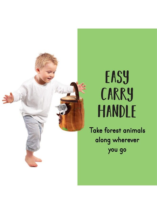 Plush Creations My Talking Plush Forest Animals Toy Set ; Includes 4 Talking Soft And Fluffy Plush Forest Animals ; A Plush Tree Shaped Carrier ; Great Gift For Baby And Toddler Boys Or Girls - Image 5