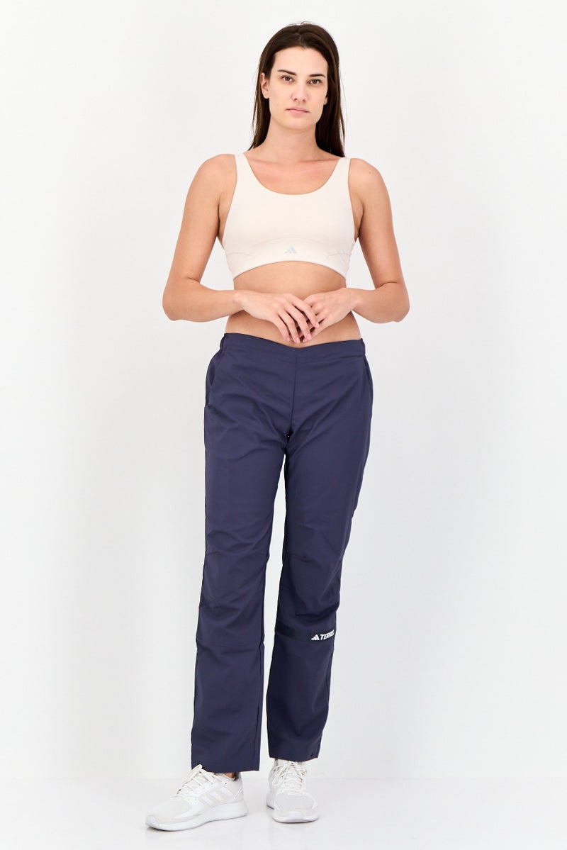 Adidas Women Sportswear Fit Training Track Pants, Slate Blue  - Image 2