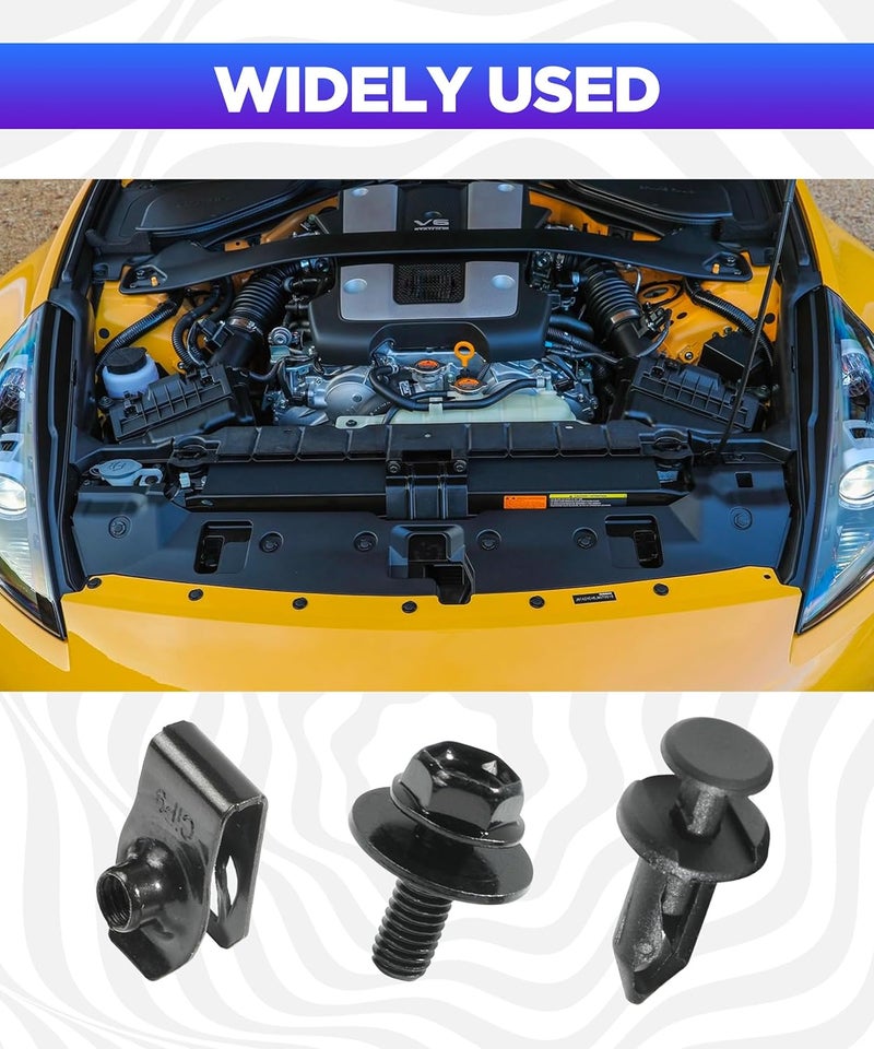 SUJADE YAKEFLY 35 PCS Engine Under Cover Splash Shield Kit - Image 5