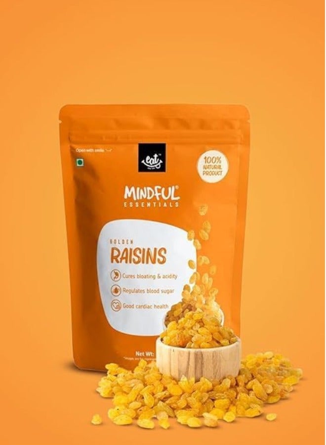 إيت أنيتايم زبيب فاخر من مايندفول | وجبة خفيفة من الكشميش الذهبي | غني بالألياف والحديد طبيعيًا | خالٍ من الغلوتين | بدون مواد حافظة | طبيعي بالكامل ٣٥٠ غرام - Image 3