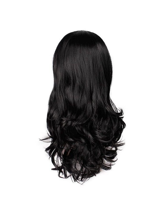 Samyak - Front Korean Hair Cut Full Head Hair Wigs For Women & Girls ; Nakli Baal ; False Hair Wig ; Cosplay Replacement Wig; Synthetic Hair Wig (Crlbrf) With 2 Wig Caps Free - Image 1