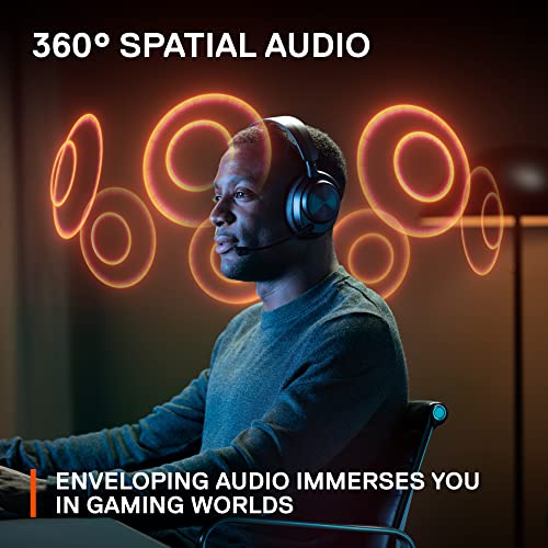 SteelSeries Arctis Nova Pro Wireless Multi-System Gaming Headset - Premium Hi-Fi Drivers - Active Noise Cancellation - Infinity Power System - ClearCast Mic (Renewed) - Image 3