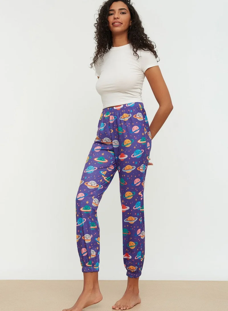 trendyol Printed Knitted Pyjama