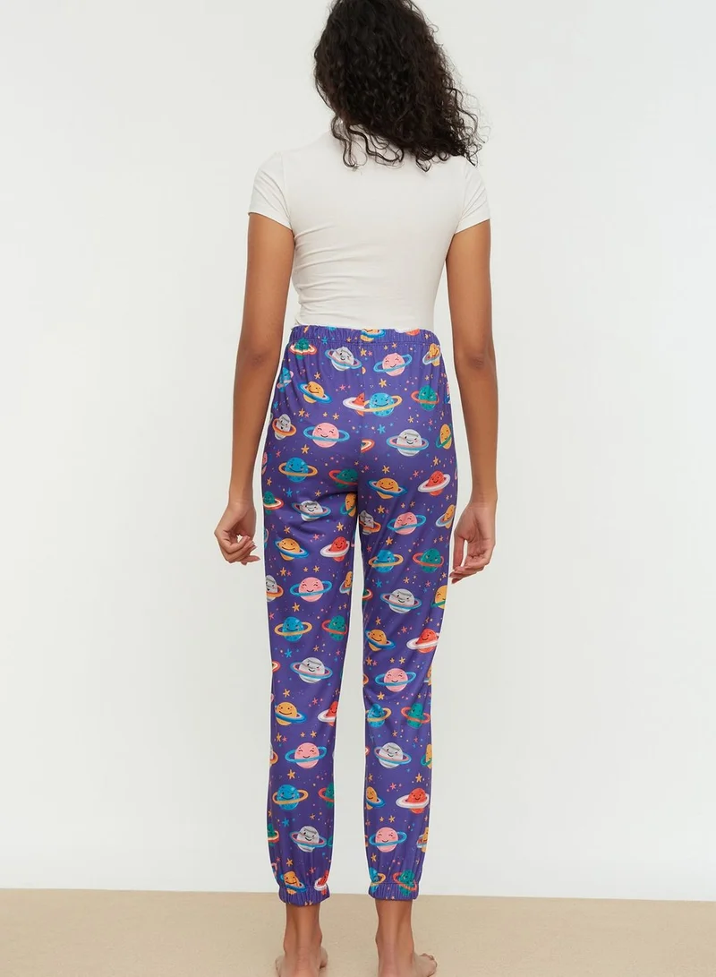trendyol Printed Knitted Pyjama