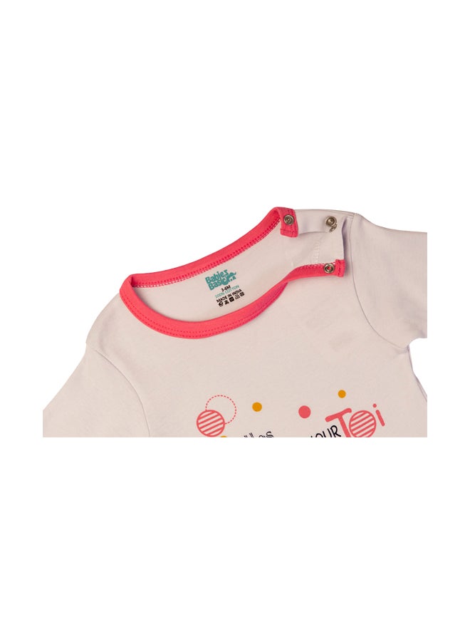 Babies Basic 100% Cotton Printed Long Sleeves Jumpsuit/Romper/Sleepsuit For Babies  - Image 4