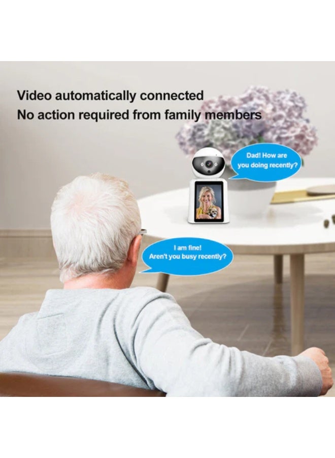 كروني كاميرا كروني Sh053 مكالمات فيديو واي فاي عالية الدقة، كاميرا IP متحركة، كاميرا لاسلكية، تتبع تلقائي، اتصال داخلي بالفيديو، أمان منزلي، كاميرات مراقبة - Image 4