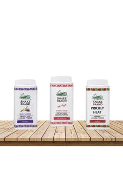 SNAKE BRAND Prickly Heat Cooling Talcum Powder Japanese Sakura | For Heat & Rash Treatment | 50Gm | Pack Of 4  - Image 4