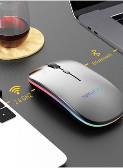 Wireless Rechargeable Mouse – Bluetooth & Type-C Dual Mode, Compatible with Laptop, MacBook, PC & Gaming - pzsku/ZE31CA4EE08AAE7028909Z/45/_/1739878099/fbb4b897-91eb-470b-92b6-e142bc6a7d66