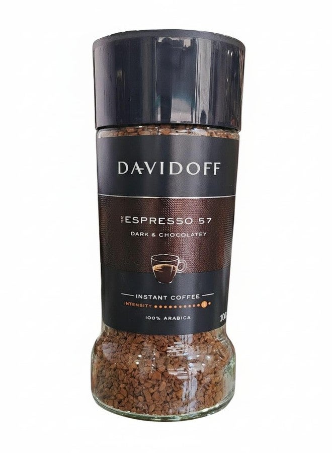 Davidoff Cafe DAVIDOFF Espresso 57 Instant Coffee, 100% Arabica, Dark & Chocolatey, 90g - Image 1
