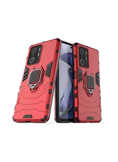 Case for Xiaomi Mi11T/11T ProHybrid Heavy Duty Protection Shockproof Defender Kickstand Armor Case Cover_red