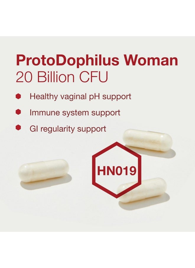 Protocol For Life Balance - Protocol Proto Dophilus Woman - 20 Billion - Probiotics for Gut Health - Supports Vaginal Health & Bloating Relief* - Vegan & Kosher - 50 Veg Capsules - Image 1
