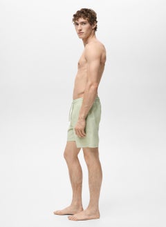 Mango Man Seersucker Swimming Trunks  - Image 3