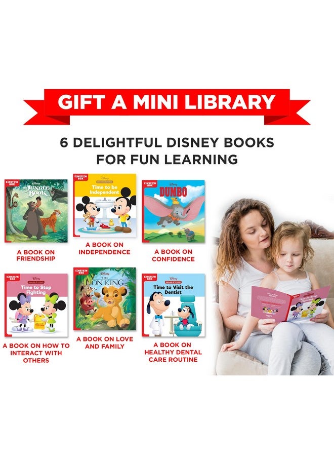 Einstein Box Einstein Box Featuring Disney Birthday Gift Set for 3 Year Old Boys & Girls | 3-in-1 Gift Set of Learning with Disney Characters Including Mickey & Minni Mouse, Simba & Others|  - Image 3