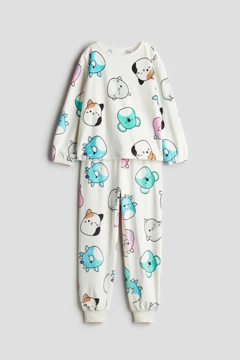 اتش اند ام Printed Velour Pyjamas