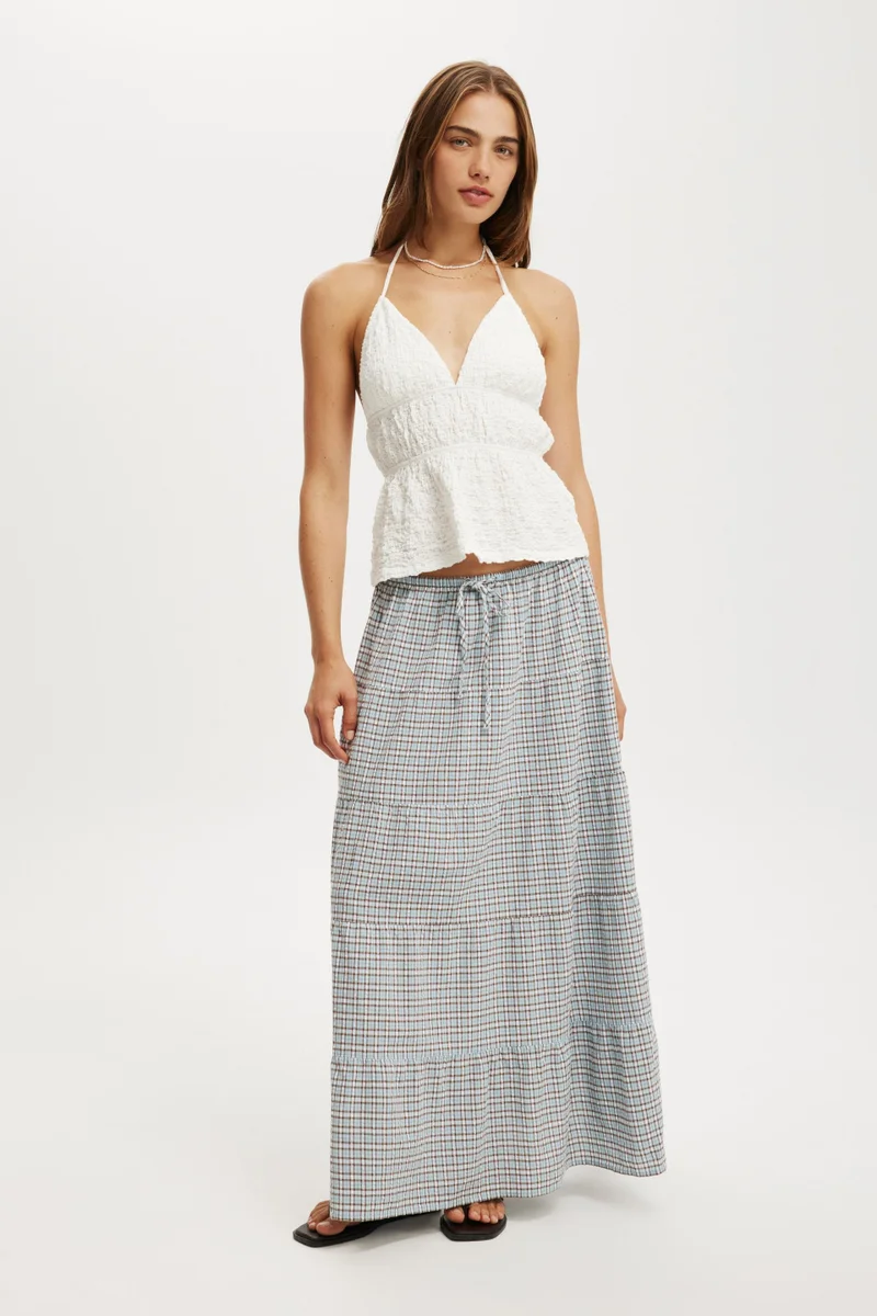Cotton On Haven Multi Tiered Maxi Skirt