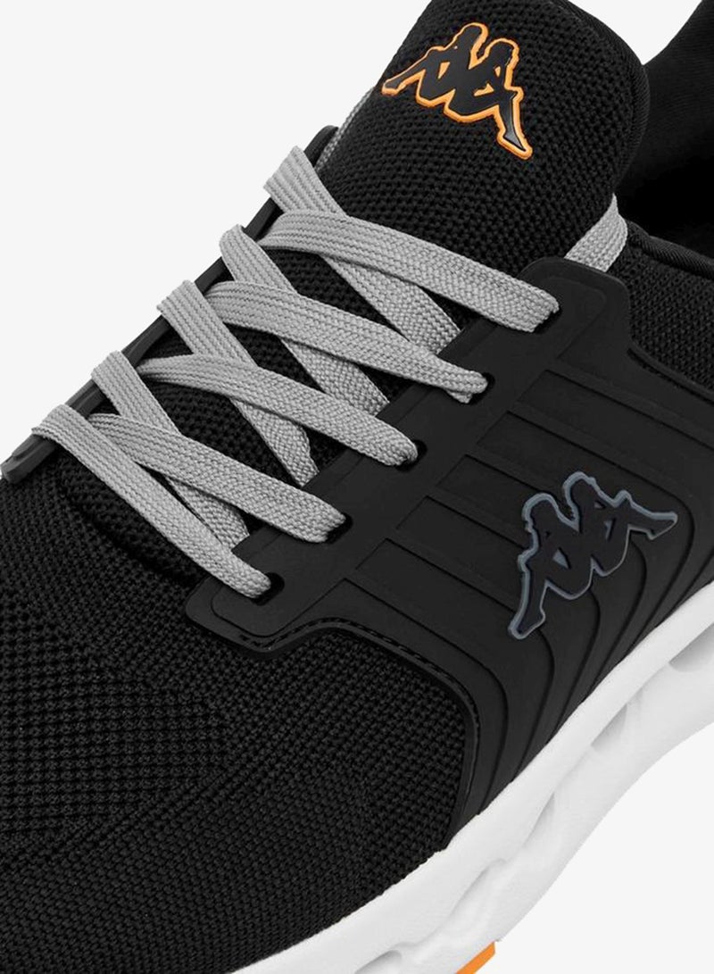 Kappa Men Logo Embossed Lace-Up Sports Shoes - Image 4