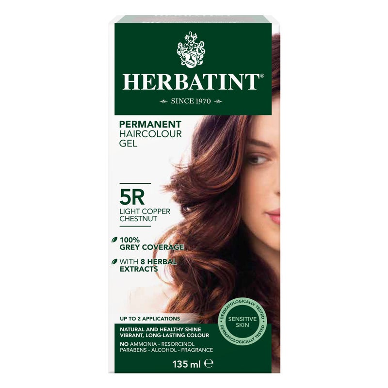 HERBATINT 5R Light Copper Chestnut Permanent Hair Colour 4 OZ