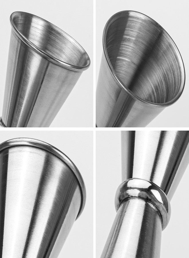 تي بيست ماكس مجموعة من 3 أكواب قياس للمشروبات، كوب قياس مزدوج للكوكتيل سعة 2 أونصة وكوب قياس من الفولاذ المقاوم للصدأ سعة 1 أونصة - Image 5