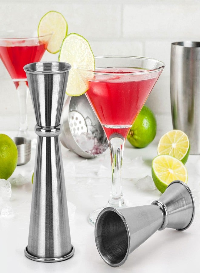 تي بيست ماكس مجموعة من 3 أكواب قياس للمشروبات، كوب قياس مزدوج للكوكتيل سعة 2 أونصة وكوب قياس من الفولاذ المقاوم للصدأ سعة 1 أونصة - Image 4