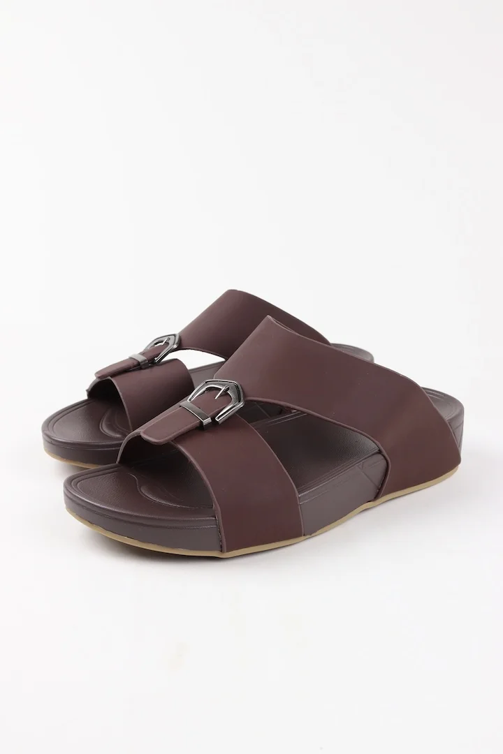 Viny Traditional Arabic Sandals for Men – Comfortable Slip-On Design – Everyday Wear – Black, White, Coffee