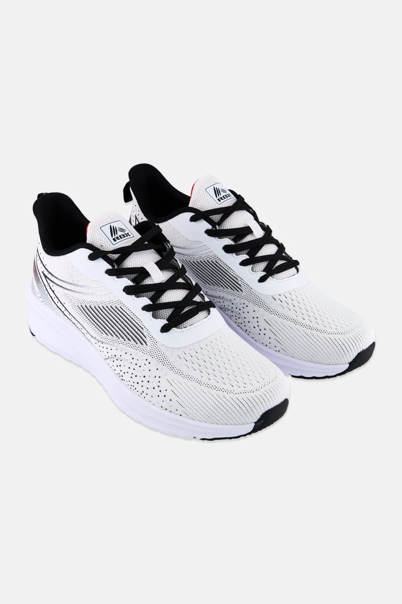 RBX Men Lace Up Hiking Shoes, White - Image 1